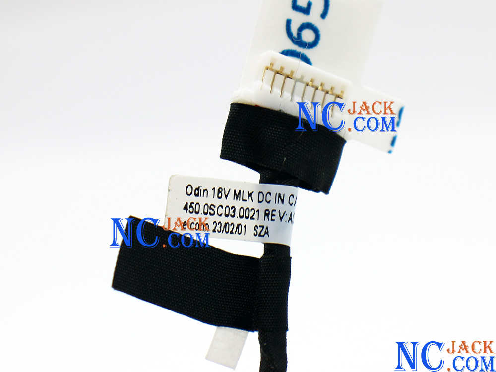 (image for) Dell RYF7V 0RYF7V Odin N16V MLK DC IN CABLE 450.0SC03.0021 Power Jack Charging Connector Port DC-IN Assembly